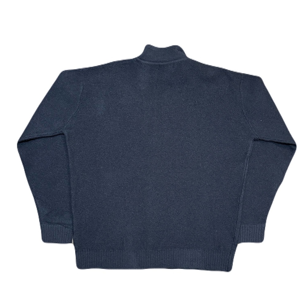 Patagonia Wool Fleece Pullover 1/4 Zip Knit Sweater Blue Men’s Medium - Picture 3 of 6